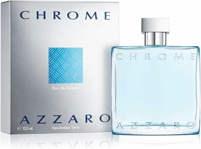 Azzaro Chrome, Eau De Toilette, Perfume Masculino, 100 ml