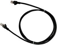 Cabo de Rede Pluscable Cat.6 10M Preto Patch Cord - Pc-Eth6U100Bk