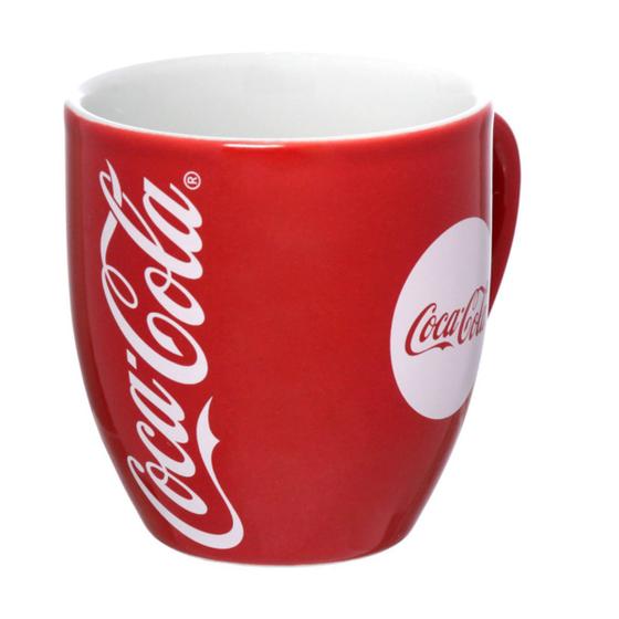 Caneca Coca Cola 300ml Porcelana ChA Café Leite - Hauskraft
