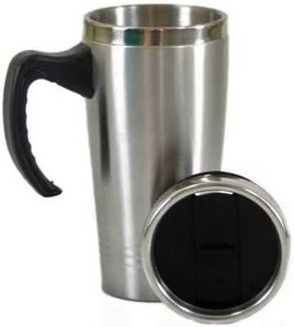 Caneca Inox Térmica Com Tampa E Alça - 500ml