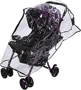 Capa de chuva para carrinho de bebe, 1 unidade de PVC impermeavel universal para carrinho de bebe capa de chuva e protecao contra vento, acessorio para carrinho de bebe