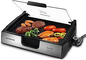 Chapa Due Grill Premium, Mondial, Preto/Inox, 1270W, 110V - G-10