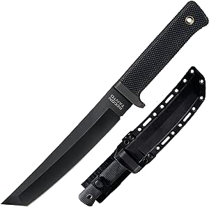 Cold Steel Faca de lâmina fixa Recon Tanto com bainha