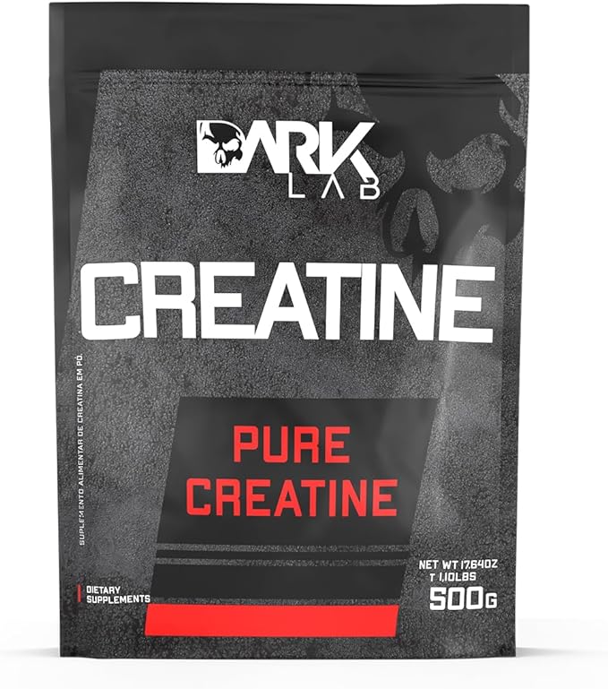 Creatina 100% Pura Monohidratada 500g Dark Lab | Serve 166 Doses | Mais Alto Grau de Pureza