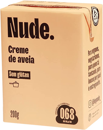 Creme Culinário Vegano De Aveia Nude 200G