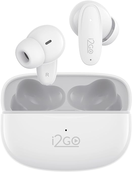 Fone De Ouvido Bluetooth Sem Fio TWS Air Buds GO 2.0 I2GO Com Estojo De Carregamento - I2GO Plus