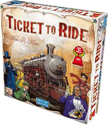 Galápagos, Ticket to Ride, Jogo de Tabuleiro para Família, 2 a 5 jogadores, 30 min