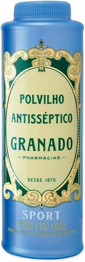 Granado Polvilho Antisséptico Sport, Azul, 100G