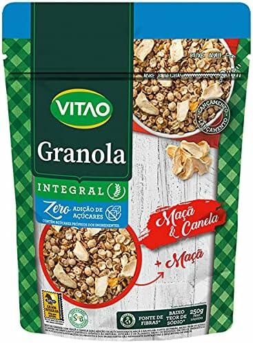 Granola Zero Açúcar Maça e Canela 250g, Vitao