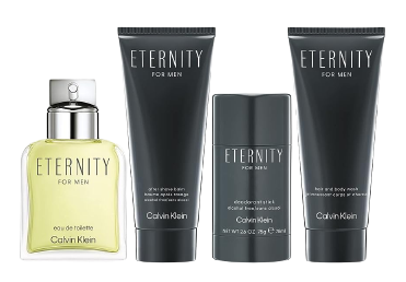 Kit Eternity Men Edt 100ml + Shower Gel 100ml + Deodorant 75g + After Shave Balm 100ml