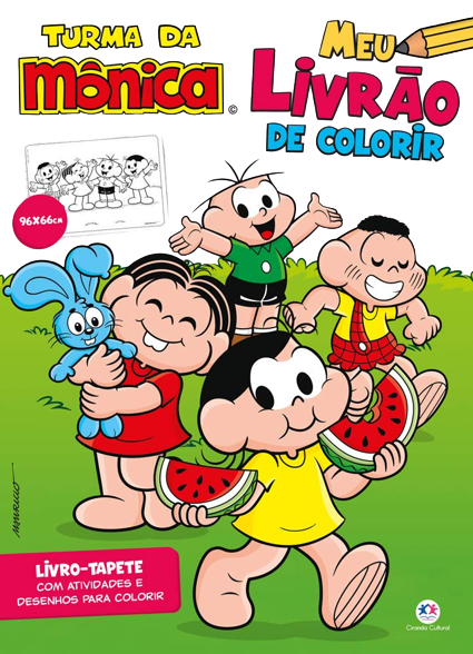 Turma da Mônica - Meu livrão de colorir Capa comum – 15 março 2021