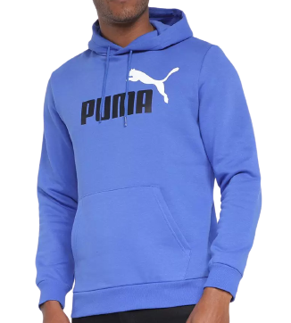 Blusa Moletom Puma Essentials + 2 Col Big Logo Fl com Capuz Masculino