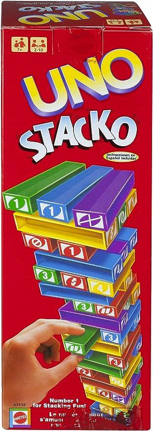 Jogo Uno Stacko, 43535, Mattel Games Mattel Multicolorido