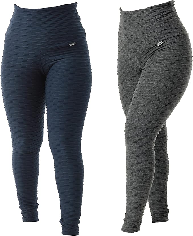 Kit 2 Calças Legging Feminina Bubble