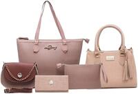 Kit 4 Bolsas Feminina Monograma Willibags Lindas