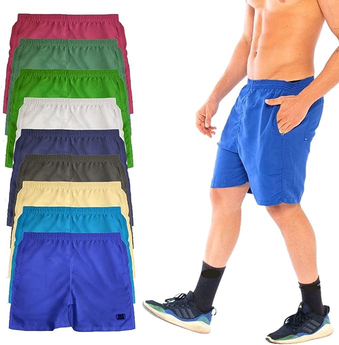 Kit 6 Bermudas Tactel Masculinas 3 Bolsos Elástico Cordão Short Praia