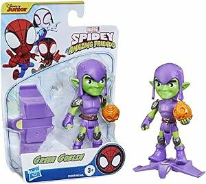 Marvel, Boneco Duende Verde Spidey, Verde e Roxo