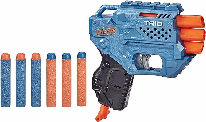 Nerf, Lançador Elite 2.0 Trio TD-3, Azul e Laranja