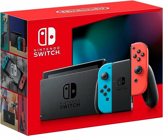 Console Nintendo Switch - Azul Neon e Vermelho Neon