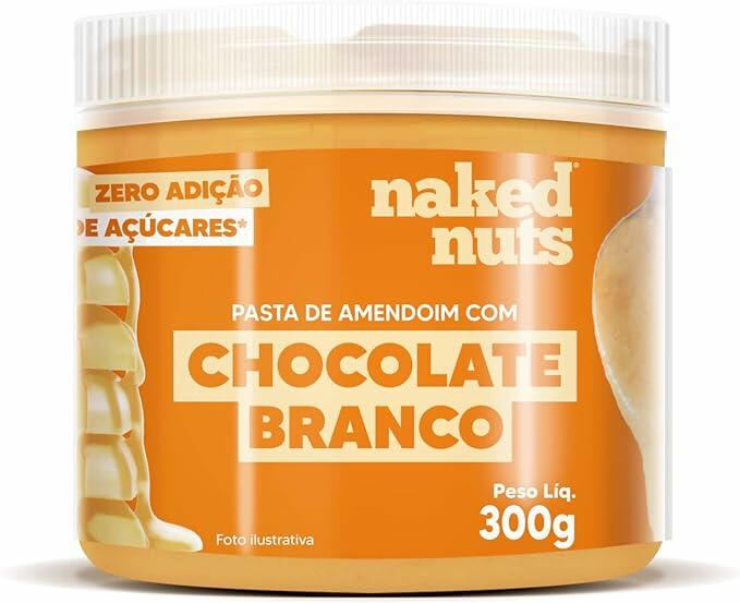 Pasta de Amendoim com Chocolate Branco (300g)