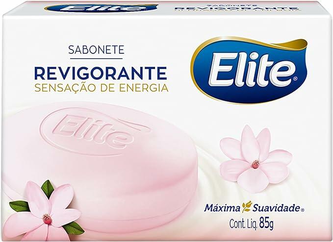 Sabonete Barra Revigorante 85G, Elite, Rosa