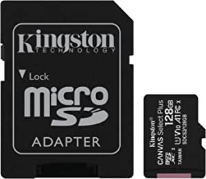 SDCS2128GB - Cartão de memória microSD de 128GB Canvas Select Plus - Leitura: 100MBs - Classe 10 com adaptador SD