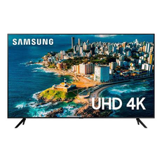 Smart TV 70 Polegadas Samsung UHD 4K, 3 HDMI, 1 USB, Bluetooth, Wi-Fi, Gaming Hub, Tela sem limites, Alexa built in - UN70CU7700GXZD