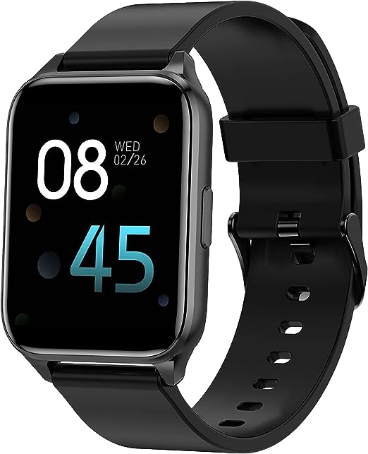 Smartwatch 1.69‘’ Tela Full Touch Colorida, IP68 à Prova d'água e com Monitor de Frequência Cardíaca, Tranya