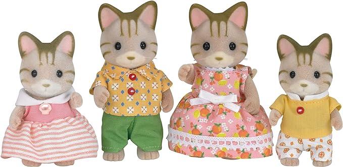 Sylvanian Families Família dos Gatos Listrados