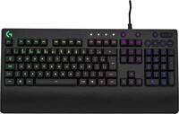 Teclado Gamer Logitech G213 Com Layout Abnt2, Rgb Lightsync, Controles de Mídia Dedicados, Design Durável e Resistente à Respingos