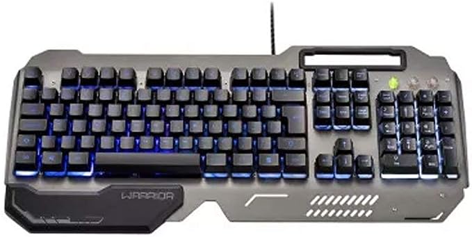 Teclado Gamer Ragnar Superfície Metal LED Warrior - TC222