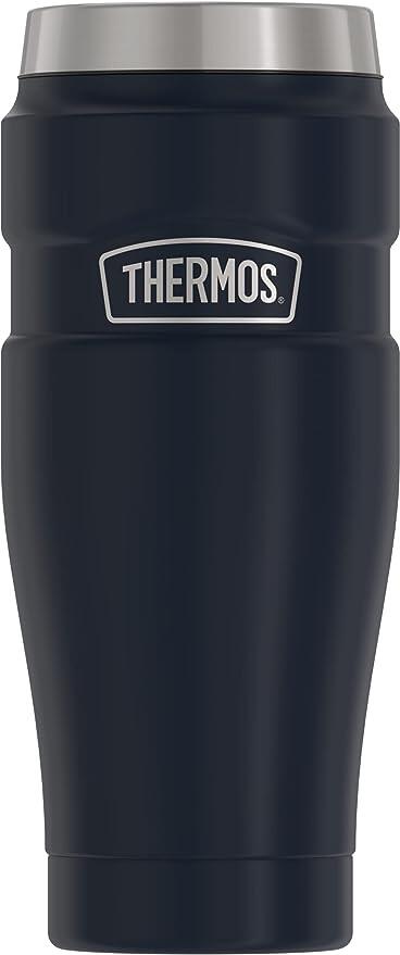 THERMOS Copo de viagem Stainless King 473 ml, azul fosco