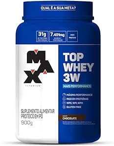 Top Whey 3W Chocolate, Max Titanium, 900g