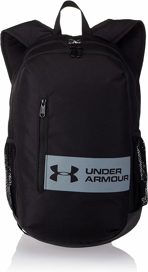 Under Armour Mochila Roland para adultos, Preto (002)/Aço, tamanho único