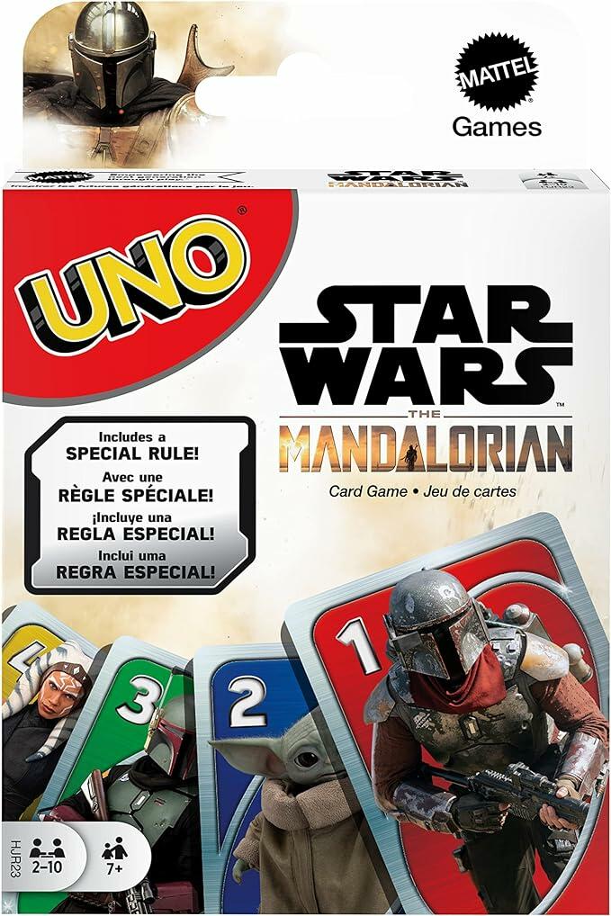 UNO Jogo de cartas Mandalorian, Multicolor, HJR23