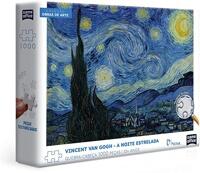 Vincent Van Gogh - A Noite Estrelada - Quebra-cabeça - 1000 peças, Toyster Brinquedos, Multicor