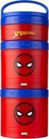 Whiskware Marvel Recipientes para crianças e crianças com 3 copos empilháveis para escola e viagem, 1/3 xícara + 1 xícara + 1 xícara, ícone do Homem-Aranha