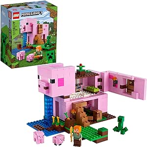 21170 LEGO® Minecraft™ A Casa do Porco, Kit de Construção (490 peças)