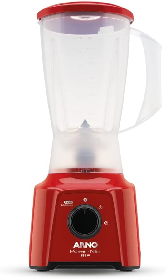 Liquidificador Arno Power Lq11 Vermelho 2 Velocidades 127v