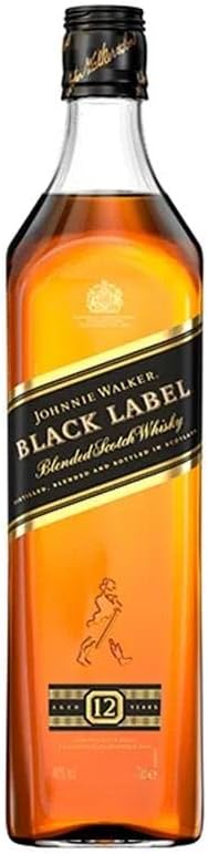 Whisky Escocês Blended Black Label Johnnie Walker Garrafa 750ml