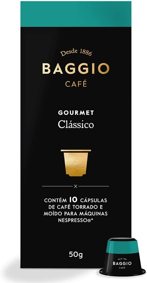 Baggio Café Cápsulas De Café Clássico Compatível Com Nespresso Contém 10 Cápsulas