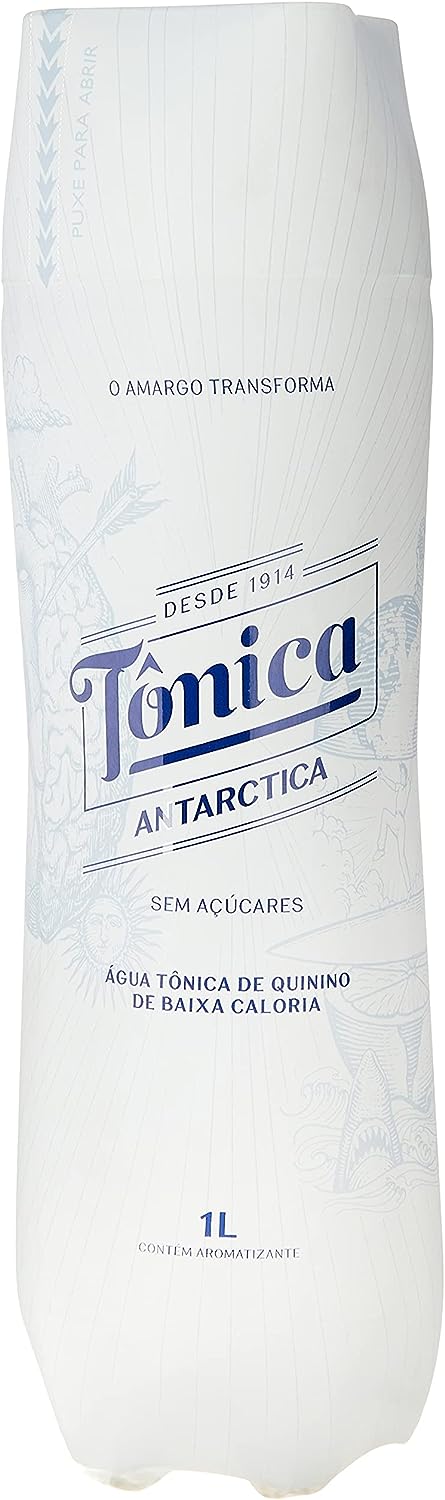 Tônica Antarctica - Água Tônica, Zero Açúcar, Garrafa 1L