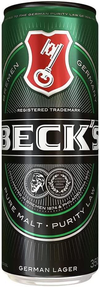 Cerveja Becks, Puro Malte, 350ml, Lata