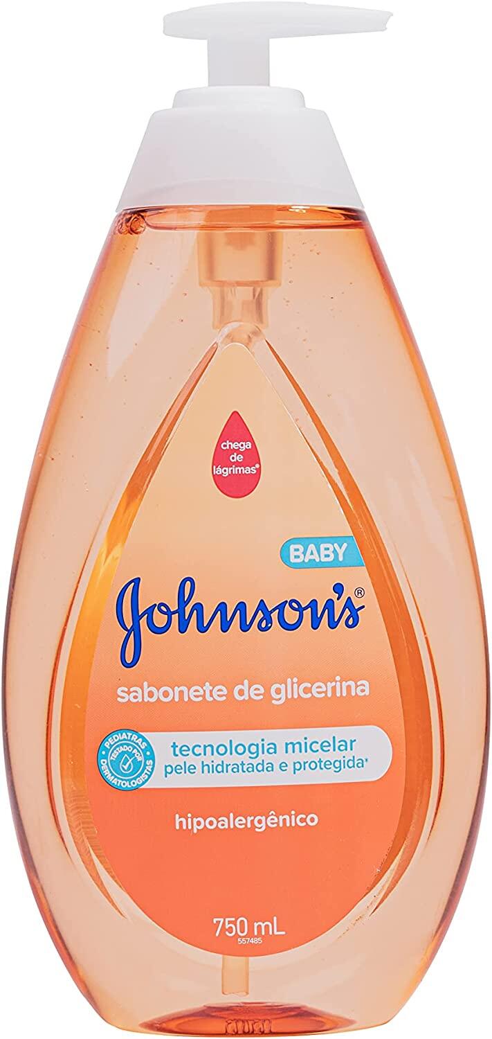 Sabonete Líquido Glicerina Da Cabeça Aos Pés JOHNSON'S Baby, 750mL