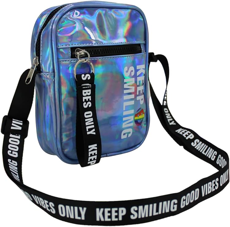 Shoulder Bag Bolsa Transversal Pequena Holográfica