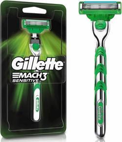 Aparelho de Barbear Gillette Mach3 Sensitive + 1 Carga