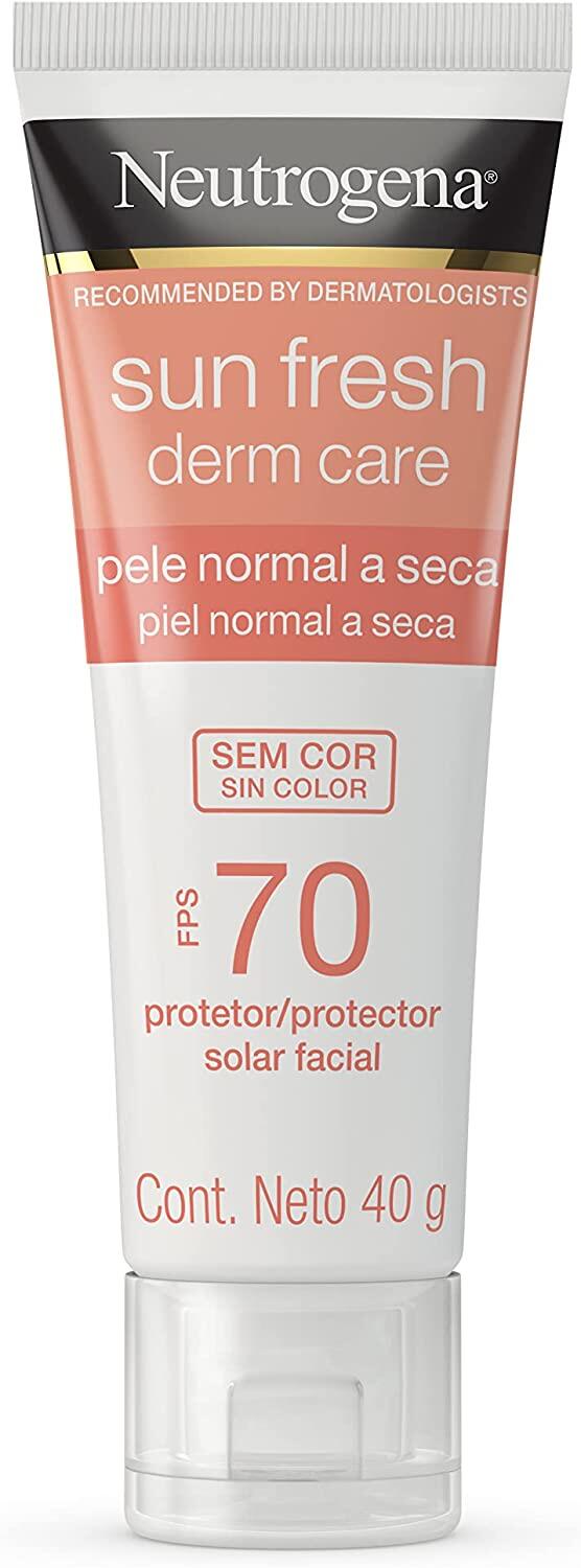 Protetor Solar Neutrogena Sunfresh Derm Care Dry Skin Sem Cor FPS 70 40g