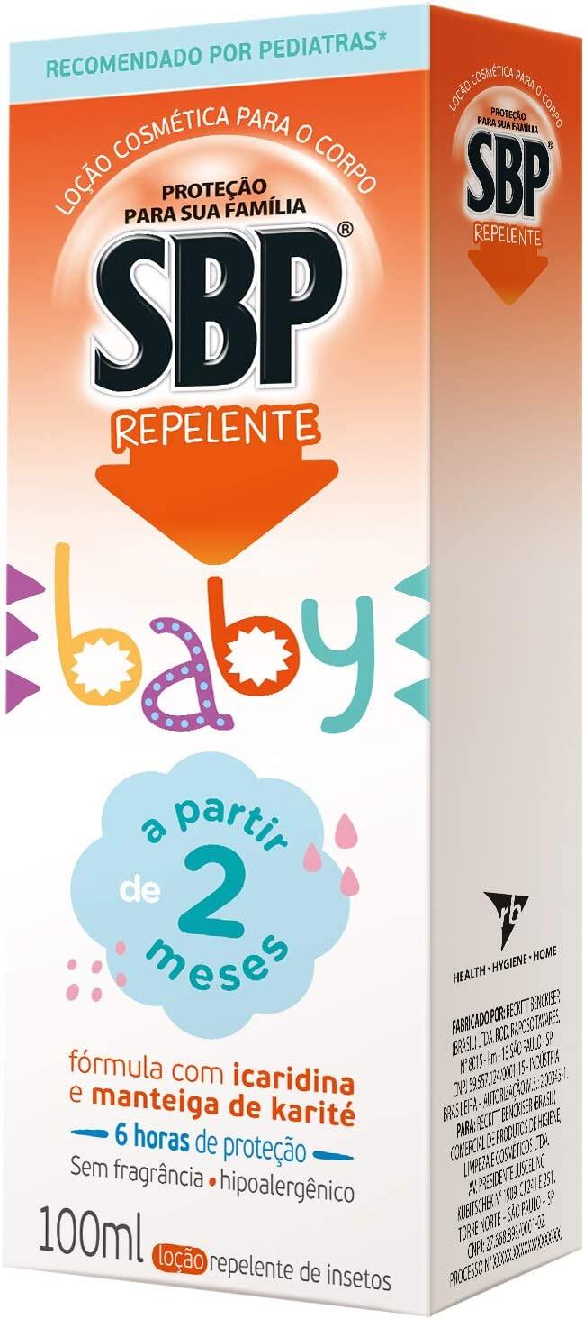 SBP - Baby Loção Repelente Corporal Infantil, 100 Ml