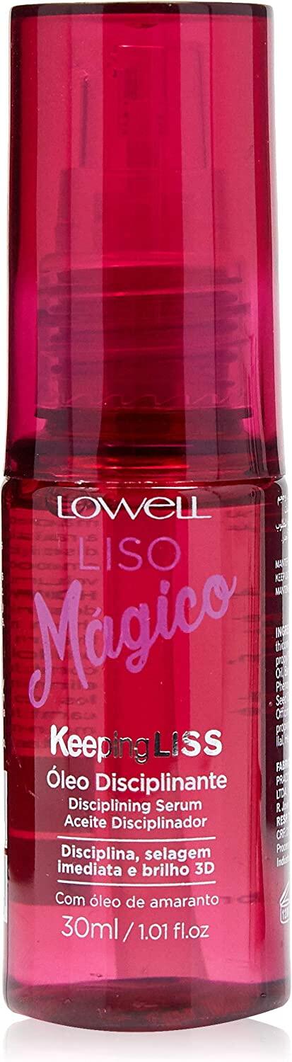 Óleo Disciplinante Liso Mágico, Lowell, 30 ml