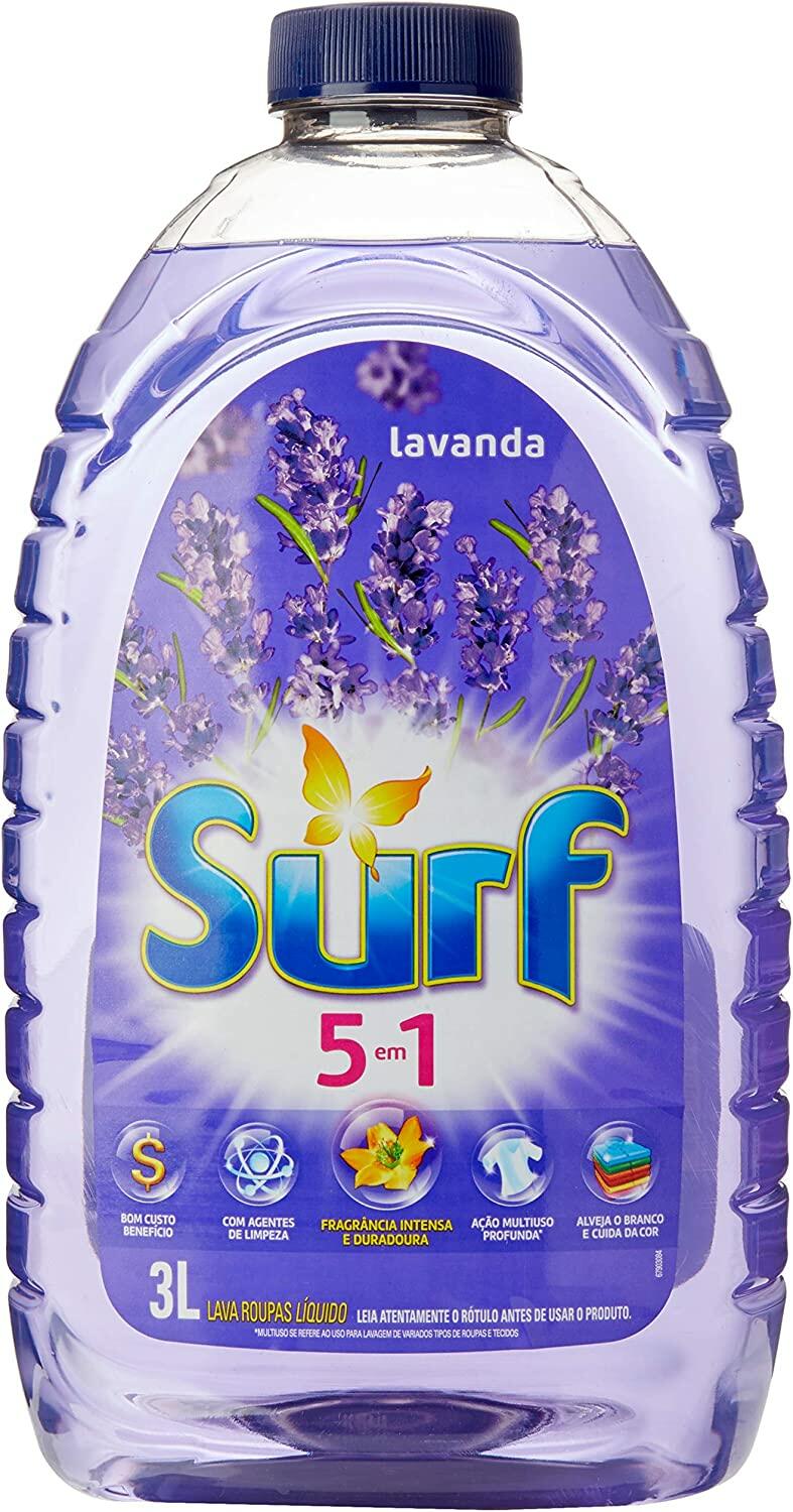 Sabão Líquido Surf 5 Em 1 Lavanda 3 Lt, Surf